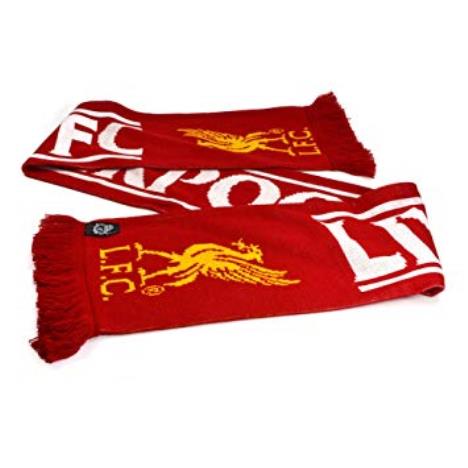 LIVERPOOL FEATHER SCARF Red/White